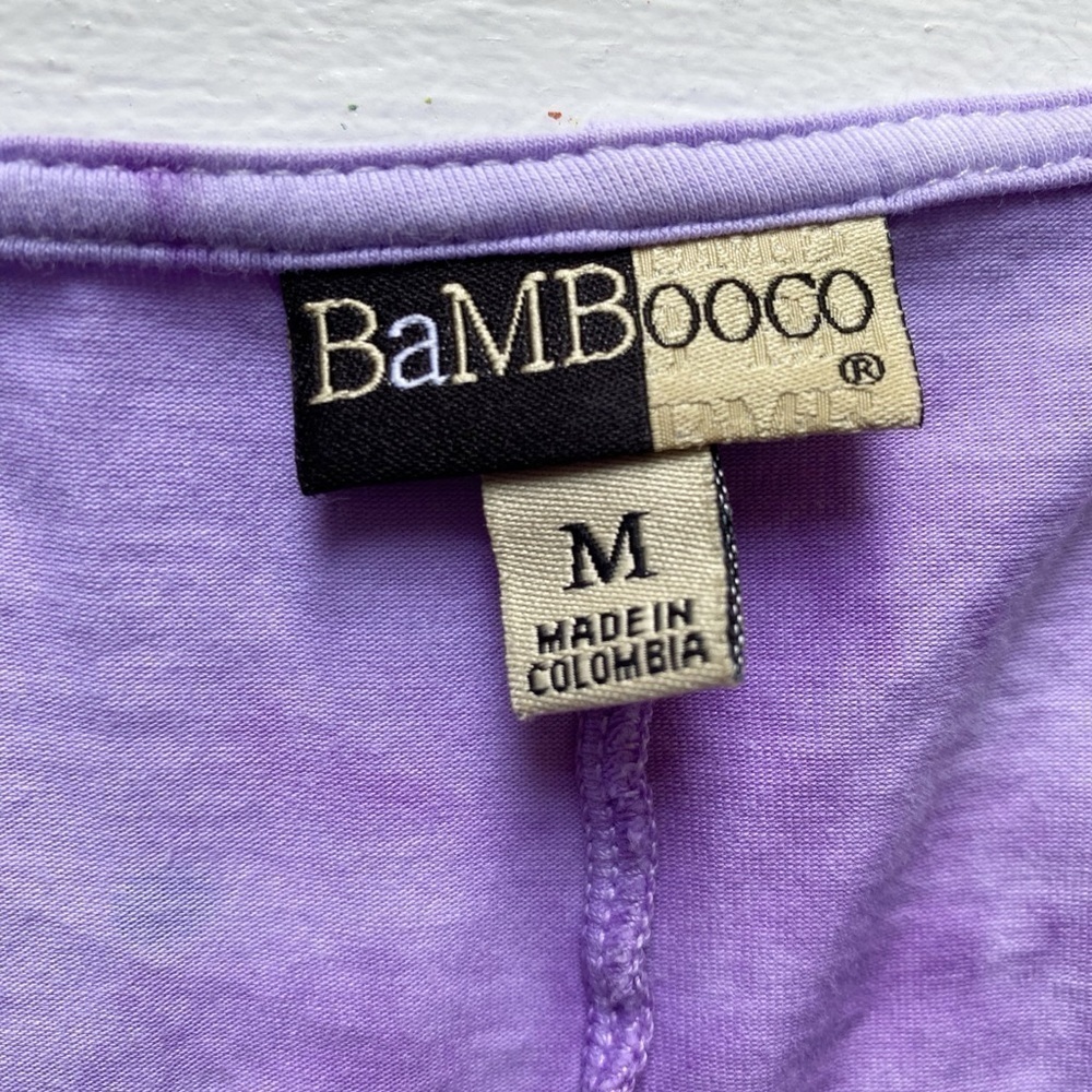Bambooco Blue and Purple Tie Dye Midi Dress with Embellishments - Picture 6 of 14